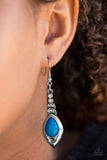 Paparazzi "You Know HUE" Blue Earrings Paparazzi Jewelry