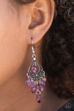 Paparazzi "Glamour Genie" Purple Earrings Paparazzi Jewelry