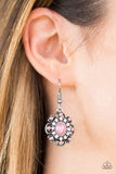 Paparazzi VINTAGE VAULT "Blooming Romance" Pink Earrings Paparazzi Jewelry