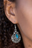 Paparazzi "Royal Refinery" Blue Earrings Paparazzi Jewelry