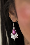 Paparazzi "Regal Reputation" Purple Earrings Paparazzi Jewelry