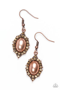 Paparazzi "Right On SHOWTIME " Copper Earrings Paparazzi Jewelry