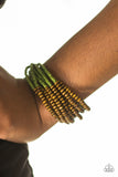 Paparazzi "Across The Grassland" Green Bracelet Paparazzi Jewelry
