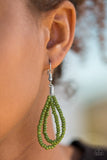 Paparazzi "The Savannah Plains" Green Necklace & Earring Set Paparazzi Jewelry
