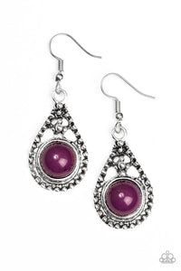 Paparazzi "Not All Hue Wander" Purple Earrings Paparazzi Jewelry