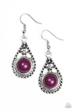 Paparazzi "Not All Hue Wander" Purple Earrings Paparazzi Jewelry