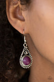 Paparazzi "Not All Hue Wander" Purple Earrings Paparazzi Jewelry