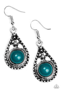 Paparazzi "Not All Hue Wander" Blue Earrings Paparazzi Jewelry