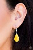 Paparazzi "Voguish Vanity" Yellow Necklace & Earring Set Paparazzi Jewelry