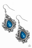 Paparazzi "Grand Cayman Grandeur" Blue Earrings Paparazzi Jewelry