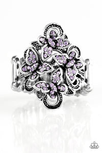 Paparazzi "Butterfly Meadows" Purple Ring Paparazzi Jewelry