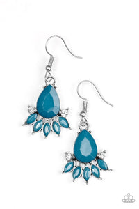 Paparazzi VINTAGE VAULT "Meant To BEAD" Blue Earrings Paparazzi Jewelry