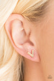 Paparazzi "Hit The Mark" Gold Tone Post V Shape Earrings Paparazzi Jewelry