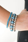 Paparazzi "RITZ Factor" Blue Bracelet Paparazzi Jewelry