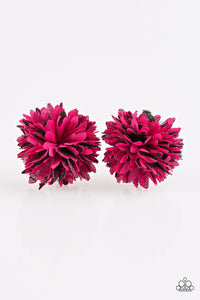 Paparazzi "Pretty in Poppies" Pink Flower Hairband Clip Paparazzi Jewelry