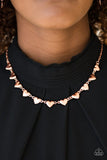 Paparazzi "If My Heart Had Wings" Copper 112XX Necklace & Earring Set Paparazzi Jewelry