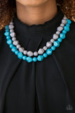 Paparazzi "Rio Rhythm" Blue Necklace & Earring Set Paparazzi Jewelry