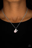 Paparazzi "Girl Glimmer" Pink Necklace & Earring Set Paparazzi Jewelry
