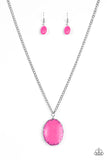 Paparazzi "I'll Never DESERT You" Pink Necklace & Earring Set Paparazzi Jewelry