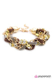 Paparazzi "Twisted Treasure - Brown" bracelet Paparazzi Jewelry
