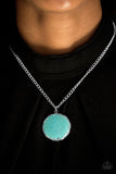 Paparazzi "Stone Desert" Blue Necklace & Earring Set Paparazzi Jewelry