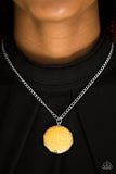 Paparazzi VINTAGE VAULT REPO "Stone Desert" Yellow Necklace & Earring Set Paparazzi Jewelry