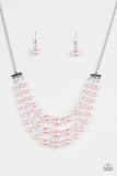 Paparazzi "Spring Social" Pink Necklace & Earring Set Paparazzi Jewelry
