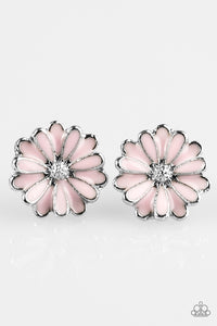 Paparazzi "Magnificent Magnolia" Pink Post Earrings Paparazzi Jewelry