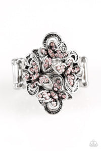 Paparazzi "Butterfly Meadows" Pink Ring Paparazzi Jewelry