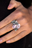 Paparazzi "Butterfly Buoyancy" Pink Ring Paparazzi Jewelry