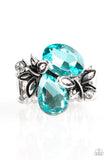 Paparazzi "Butterfly Buoyancy" Blue Ring Paparazzi Jewelry