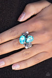 Paparazzi "Butterfly Buoyancy" Blue Ring Paparazzi Jewelry