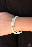 Paparazzi "Dream Gleam" Green Bracelet Paparazzi Jewelry