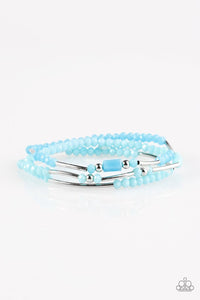 Paparazzi "Dream Gleam" Blue Bracelet Paparazzi Jewelry