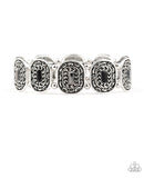 Paparazzi VINTAGE VAULT "Hidden Fortune" Silver Bracelet Paparazzi Jewelry