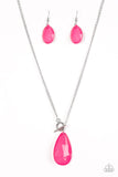 Paparazzi "Spring Storm" Pink Necklace & Earring Set Paparazzi Jewelry