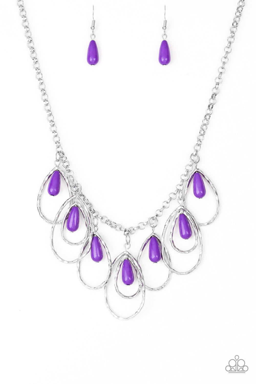 Paparazzi Debutante Drama - Purple Necklace – A Finishing Touch Jewelry