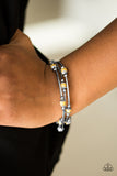 Paparazzi "Trade Route" Yellow Stone Bead Silver Accent Bracelet Paparazzi Jewelry