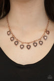 Paparazzi "Lost In The Moment" Copper Necklace & Earring Set Paparazzi Jewelry