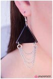 Paparazzi "Royally Appointed - Black" earring Paparazzi Jewelry