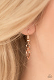 Paparazzi "I'm Yours" Rose Gold Necklace & Earring Set Paparazzi Jewelry