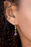 Paparazzi "Cherished Treasure" Purple Necklace & Earring Set Paparazzi Jewelry