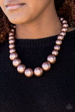 Paparazzi "Glamour Glare" Copper Necklace & Earring Set Paparazzi Jewelry