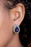 Paparazzi "The Deluxe" Purple Earrings Paparazzi Jewelry