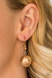 Paparazzi "Mega Metal" Gold Necklace & Earring Set Paparazzi Jewelry