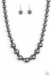 Paparazzi "Glamour Glare" Black Necklace & Earring Set Paparazzi Jewelry