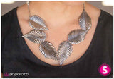Paparazzi "Dont LEAF Me - Silver" necklace Paparazzi Jewelry