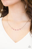 Paparazzi "Gleam World" Pink Necklace & Earring Set Paparazzi Jewelry