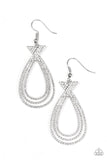 Paparazzi "Fair Fame" White Earrings Paparazzi Jewelry