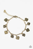 Paparazzi "A HEART Act To Follow" Brass Bracelet Paparazzi Jewelry